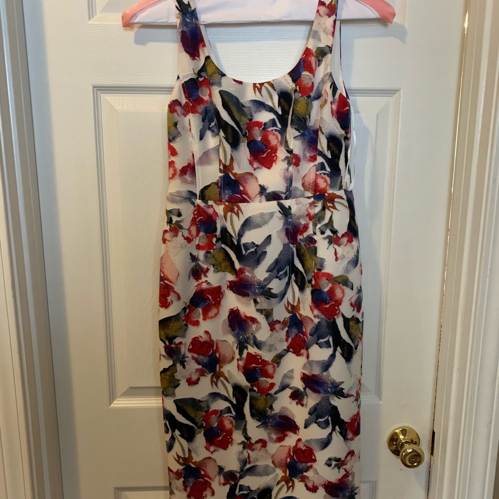 Maggie London Floral Shift Dress
